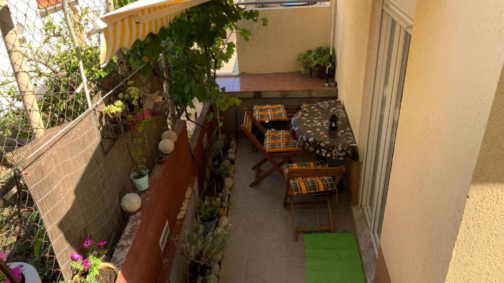 Balkón alebo terasa v ubytovaní Apartment Lid