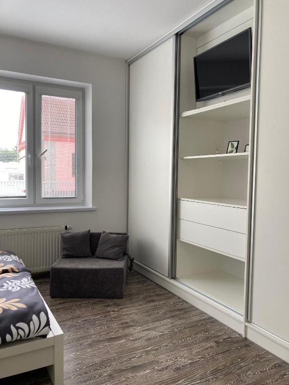 TV a/nebo společenská místnost v ubytování Apartmán U Jakuba