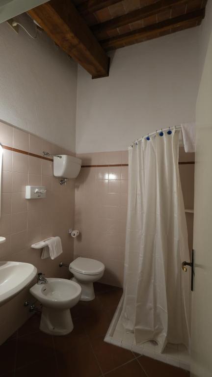 Koupelna v ubytování Oliviera Camere