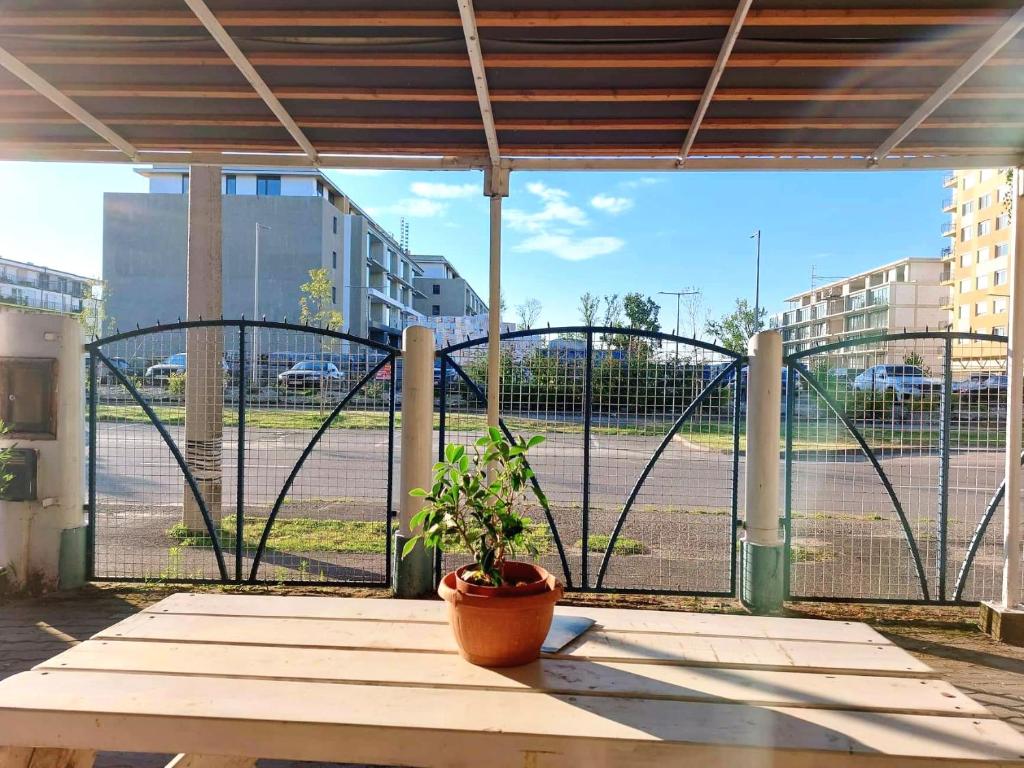 Balkón nebo terasa v ubytování Széplak apartman