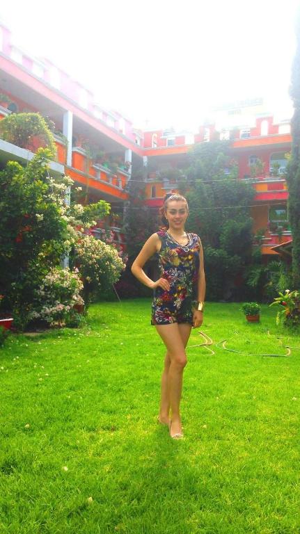 Zahrada ubytování Hotel Posada Tolteca