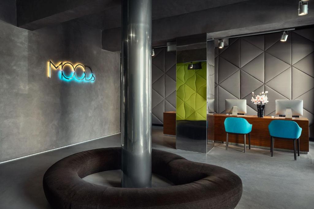 Posezení v ubytování MOODs boutique hotel