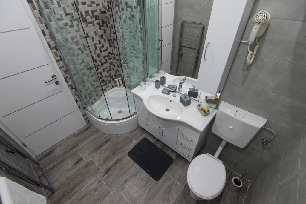 Kúpeľňa v ubytovaní Pleasure Sea View Apartment Zadar
