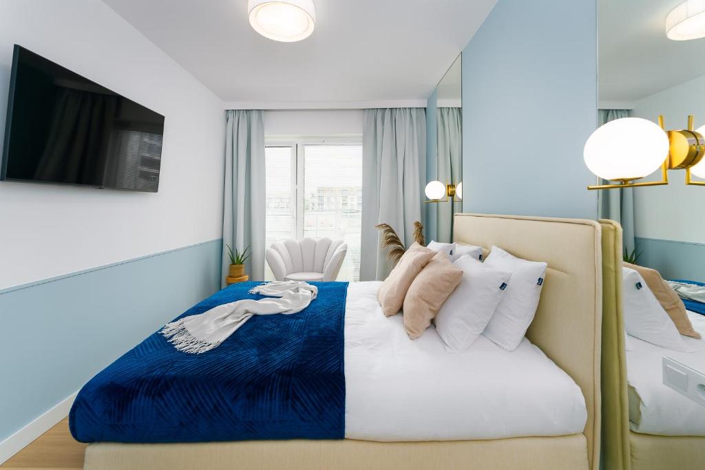 Apartamenty Lighthouse - Polanki Aqua - Blue - 1ベッドルームのアパート