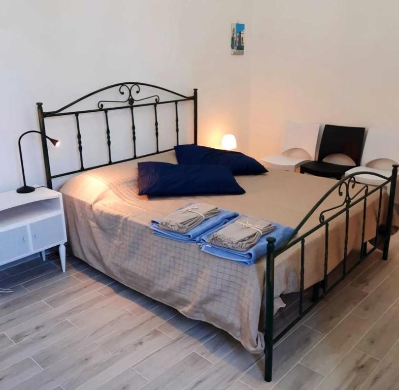 Postel nebo postele na pokoji v ubytování Blu Salento