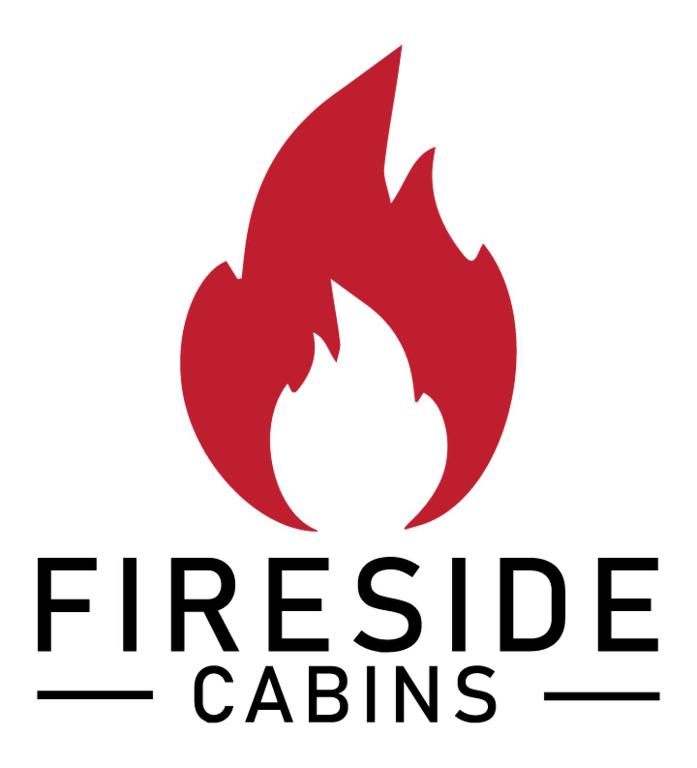 a fiery logo for a fire bike coalition at Fireside Cabins in Pagosa Springs