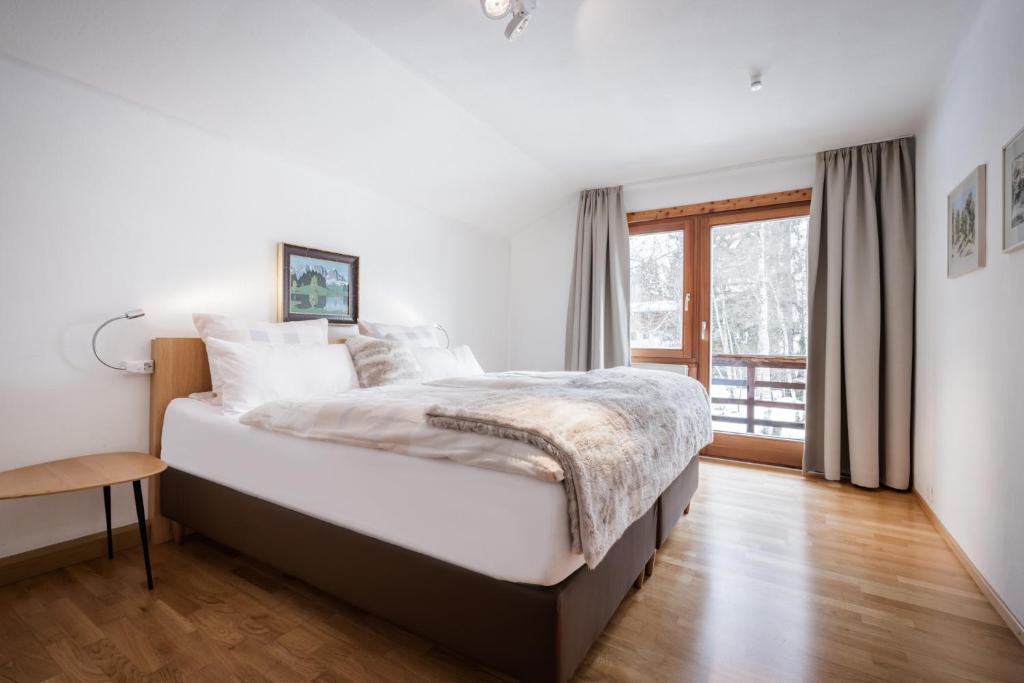 Posteľ alebo postele v izbe v ubytovaní Chalet Berghof