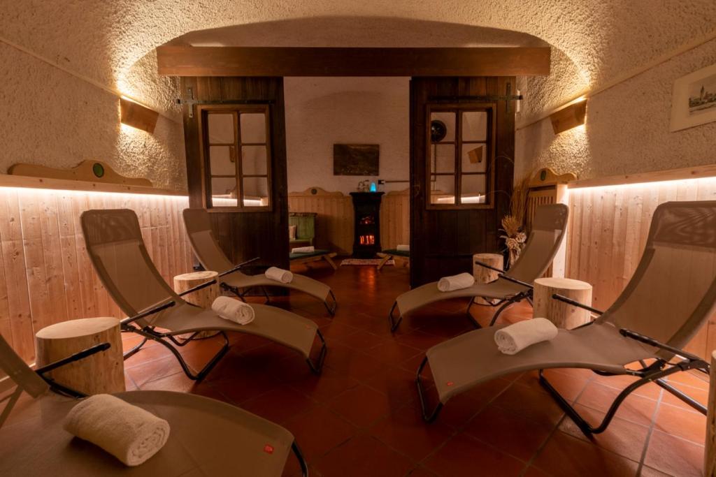 Posezení v ubytování Hotel Pangrazzi - 3 stelle superior
