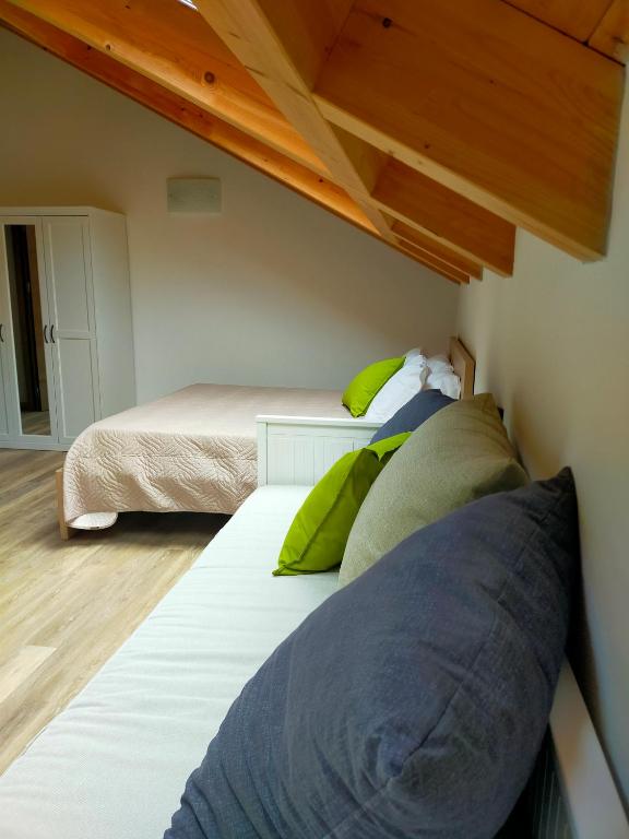 Postel nebo postele na pokoji v ubytování Cascina Ghitin Relais