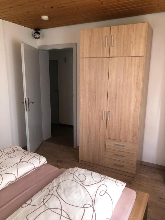 Postel nebo postele na pokoji v ubytování Ferienwohnung in Dahn