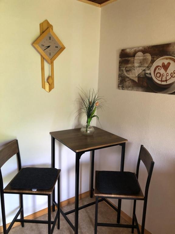 Posezení v ubytování Ferienwohnung in Dahn