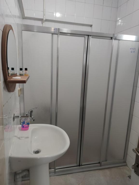Koupelna v ubytování Dunya Pansiyon