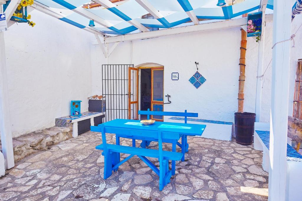 Patio lub wspólna przestrzeń na świeżym powietrzu w obiekcie Rustico Zingaro
