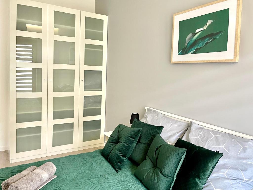 Posedenie v ubytovaní Modern Green Apartment