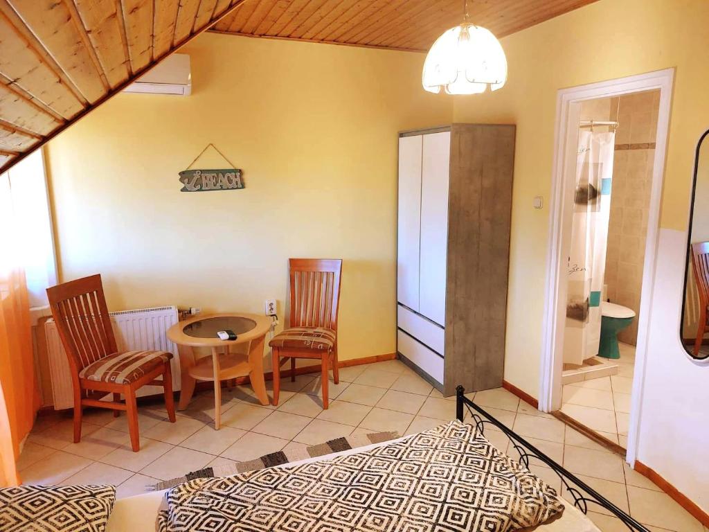 Posezení v ubytování Széplak apartman