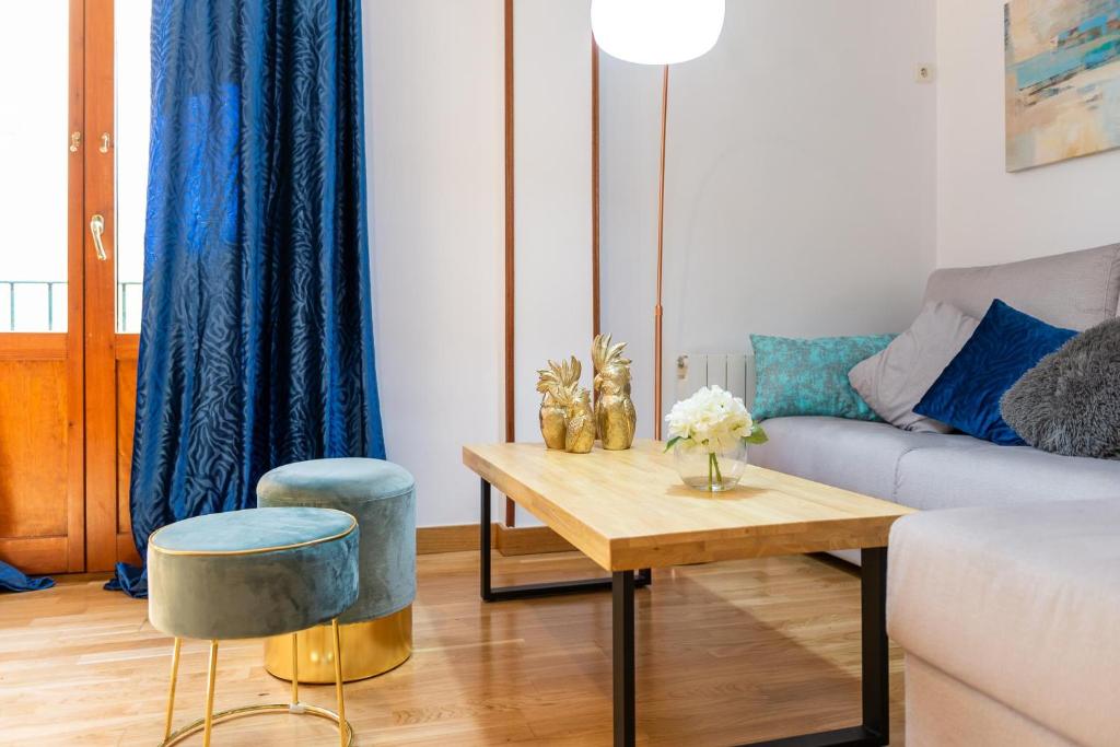 Posezení v ubytování Nice Apartment Center City