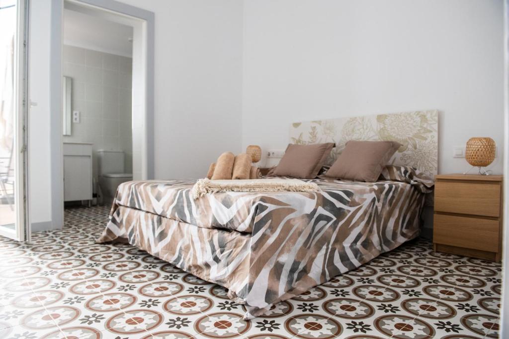 Posezení v ubytování Hauzify I Apartament Can Missé