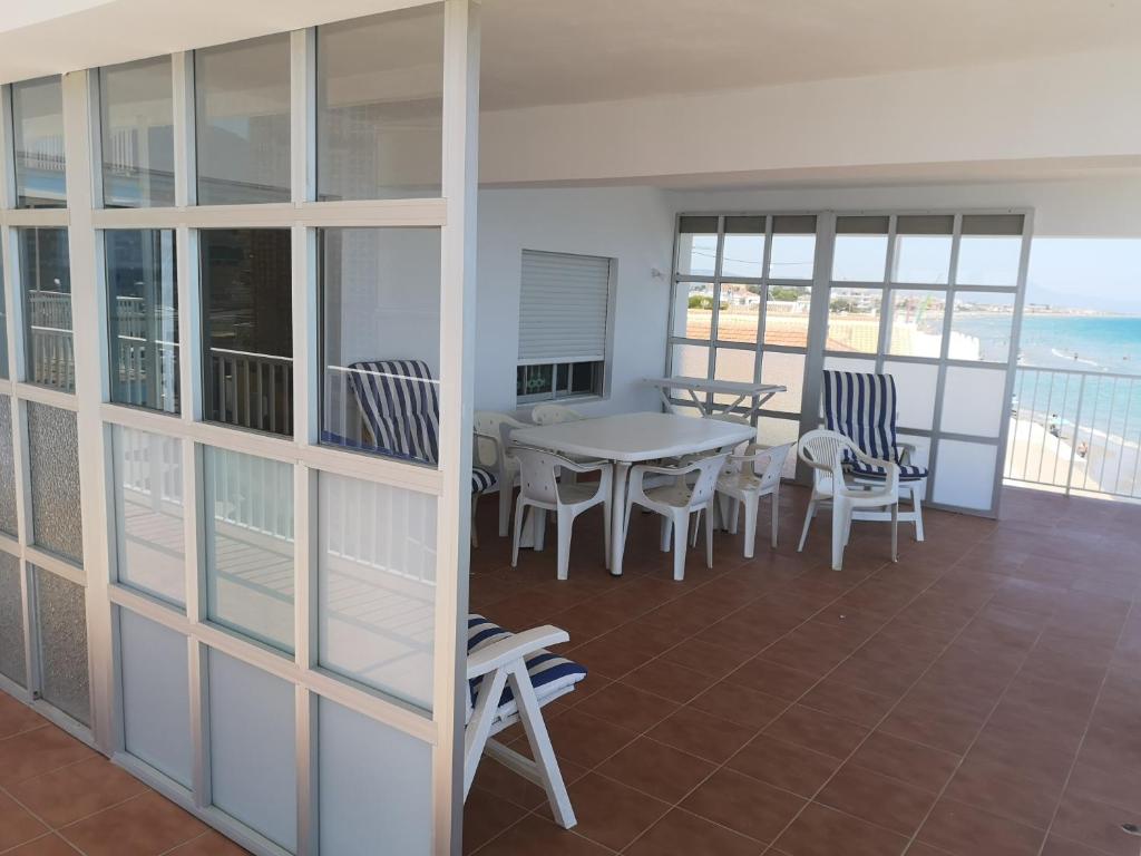 Balkón nebo terasa v ubytování Apartamento Padoa playa