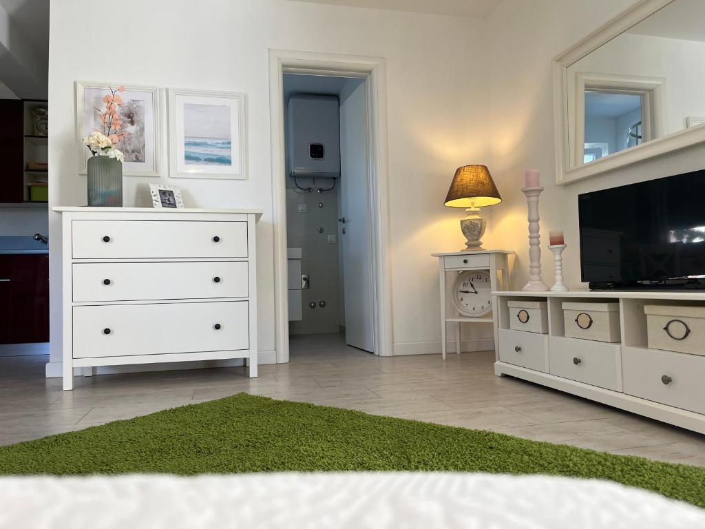 TV tai viihdekeskus majoituspaikassa Apartmani Pax