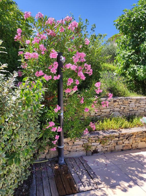 Zahrada ubytování GITE AUX 4 SAISONS DU COLORADO PROVENÇAL - 3 ÉTOILES - Rustrel