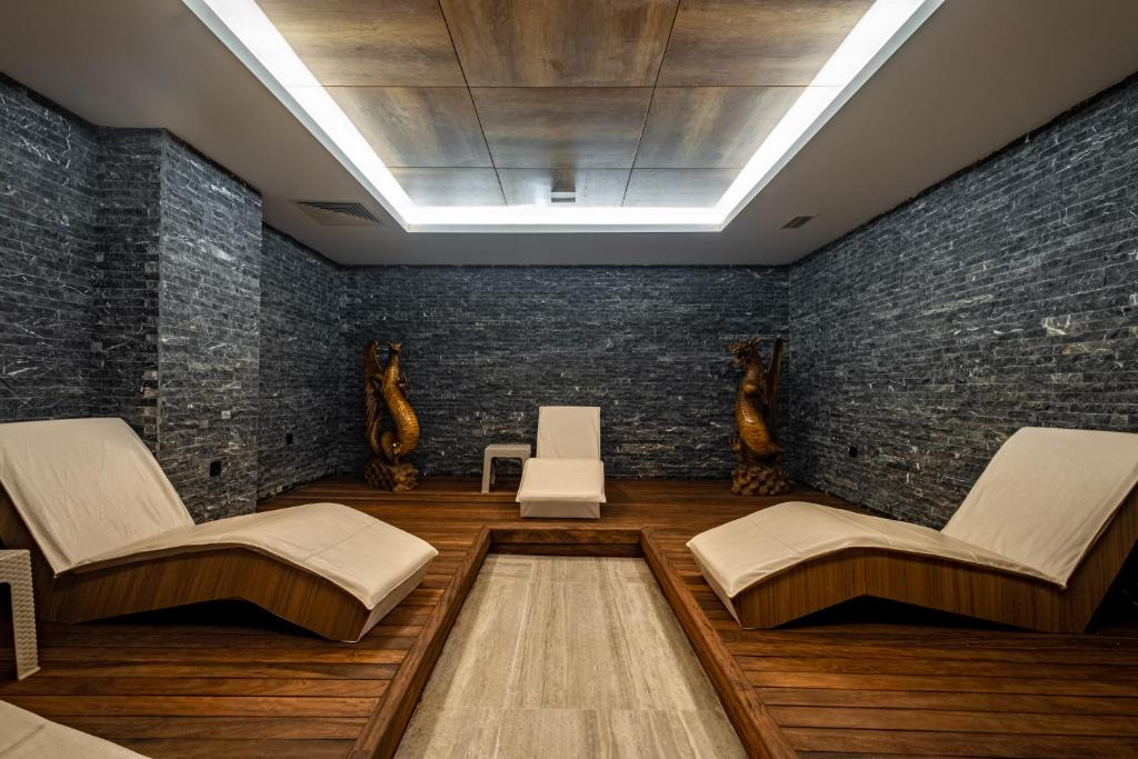 Posezení v ubytování PEARLY HOTEL