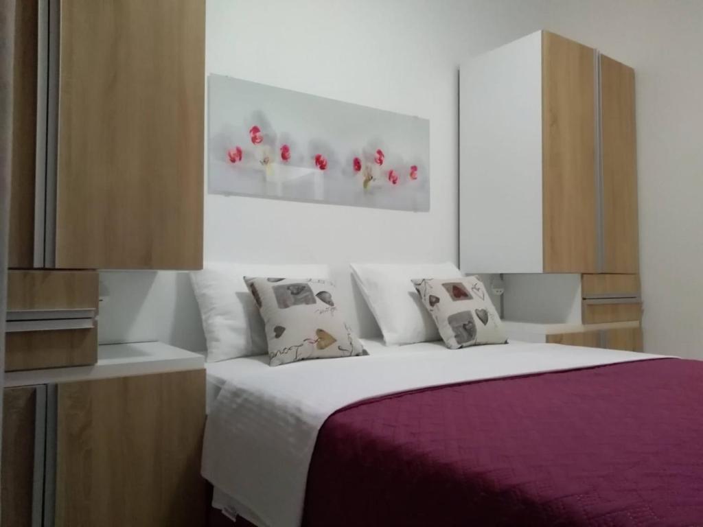 Posteľ alebo postele v izbe v ubytovaní Solis Adriaticum Apartments