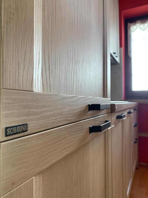 Kuchyň nebo kuchyňský kout v ubytování Bielmonte Appartamenti