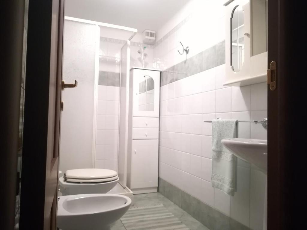 Koupelna v ubytování Ciuri Ciuri