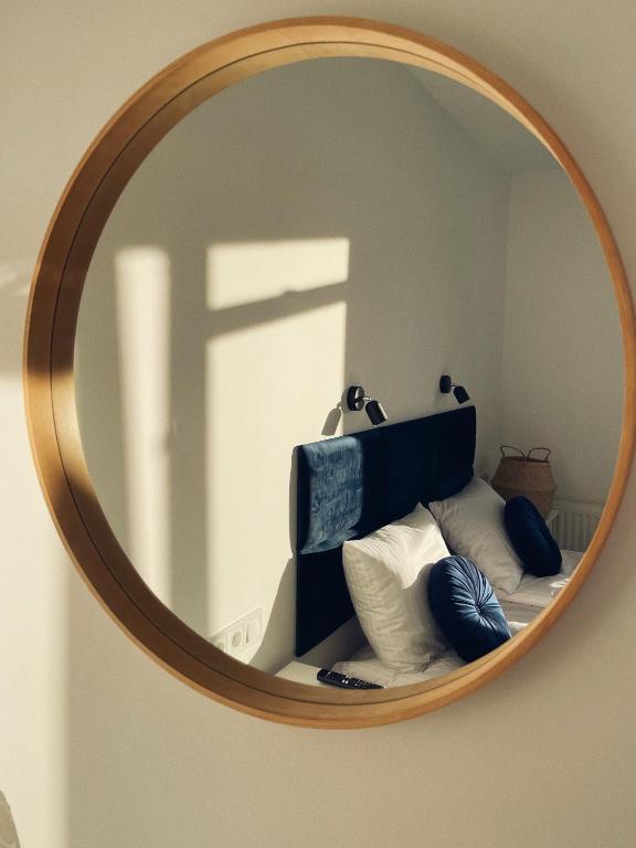 Letto o letti in una camera di Ostrovia - pokoje nad morzem