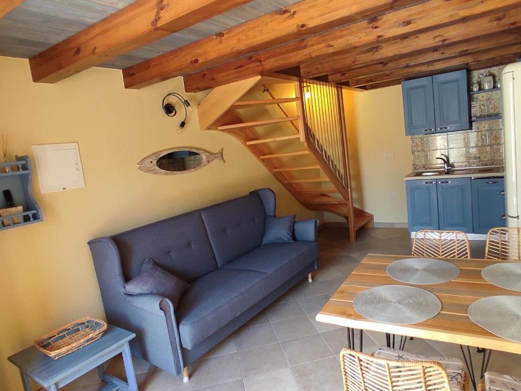 Posezení v ubytování House Tuna