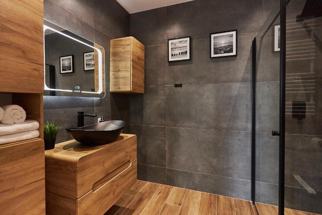 Kúpeľňa v ubytovaní Apartamenty Świnoujście - Kormoran