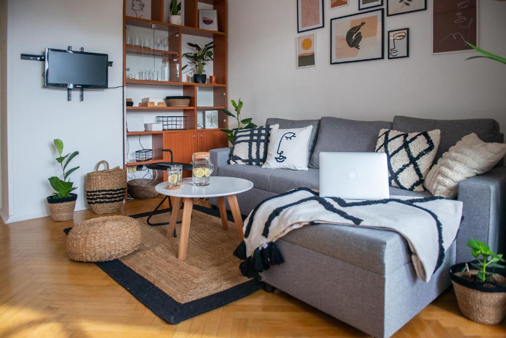 Posedenie v ubytovaní Cosy private boho app Nook in Rijeka near Opatija