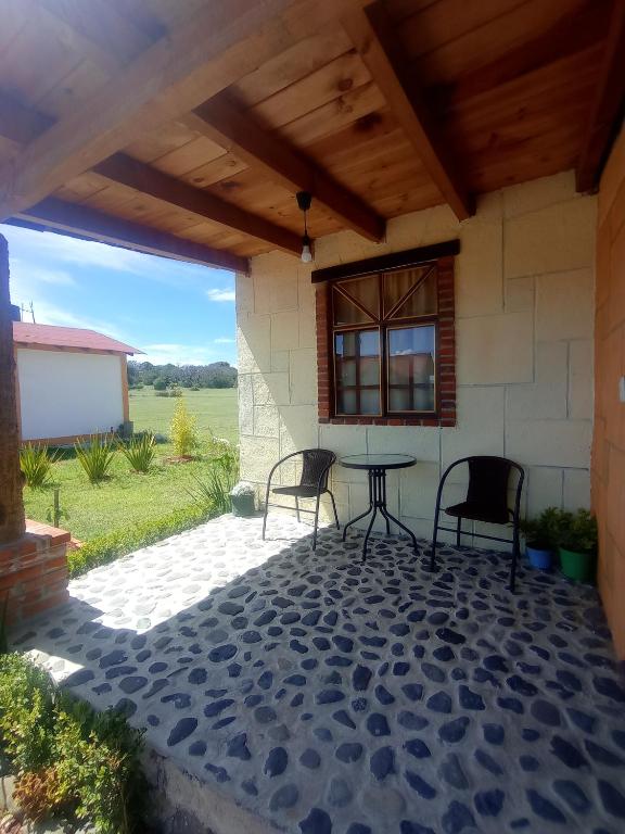 Zahrada ubytování Cabañas el Corral del Rayo Huasca