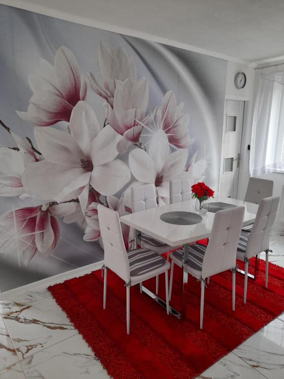 A seating area at Apartmany Diana