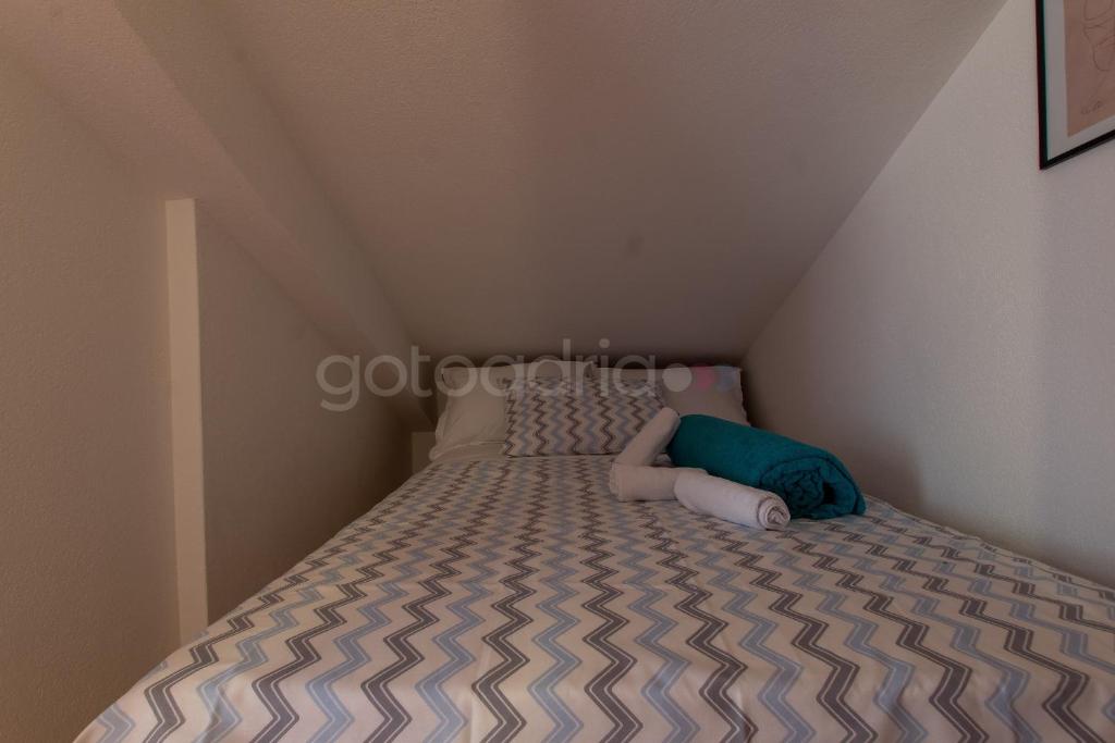 Posteľ alebo postele v izbe v ubytovaní Seaview apartments Duky