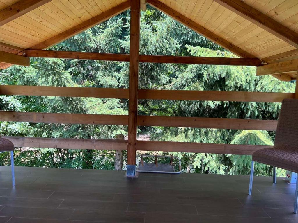 Balkón nebo terasa v ubytování Cottage Ravna Rijeka