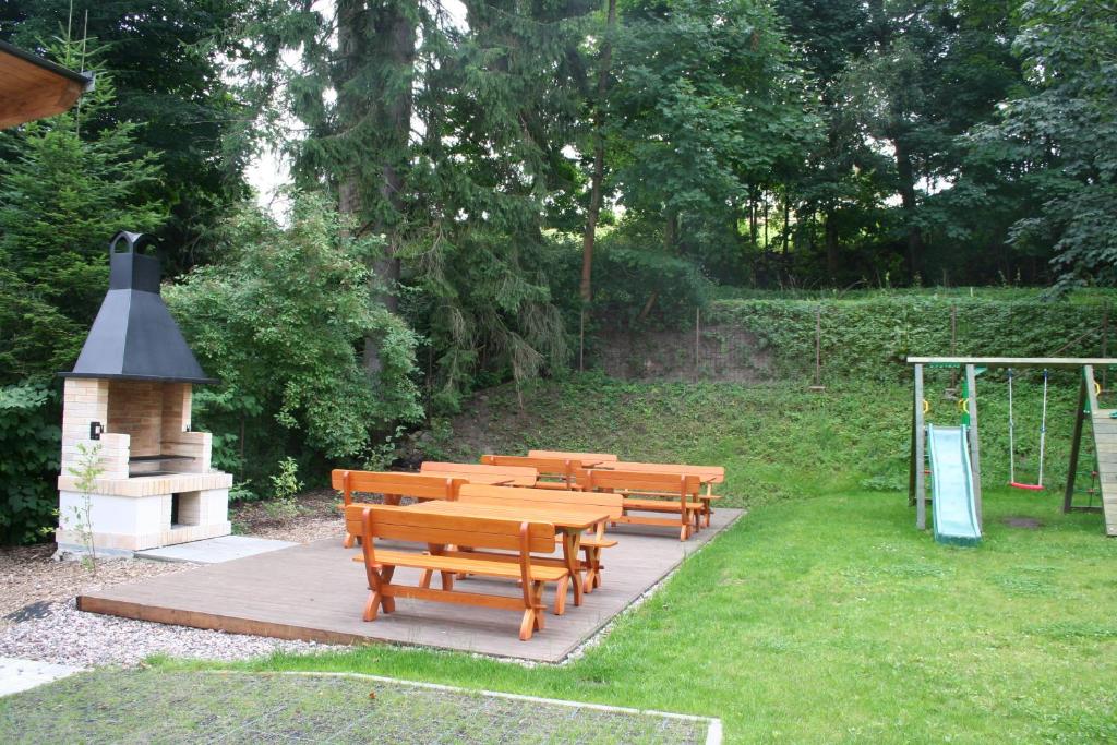 Zahrada ubytování Apartmány Barto21