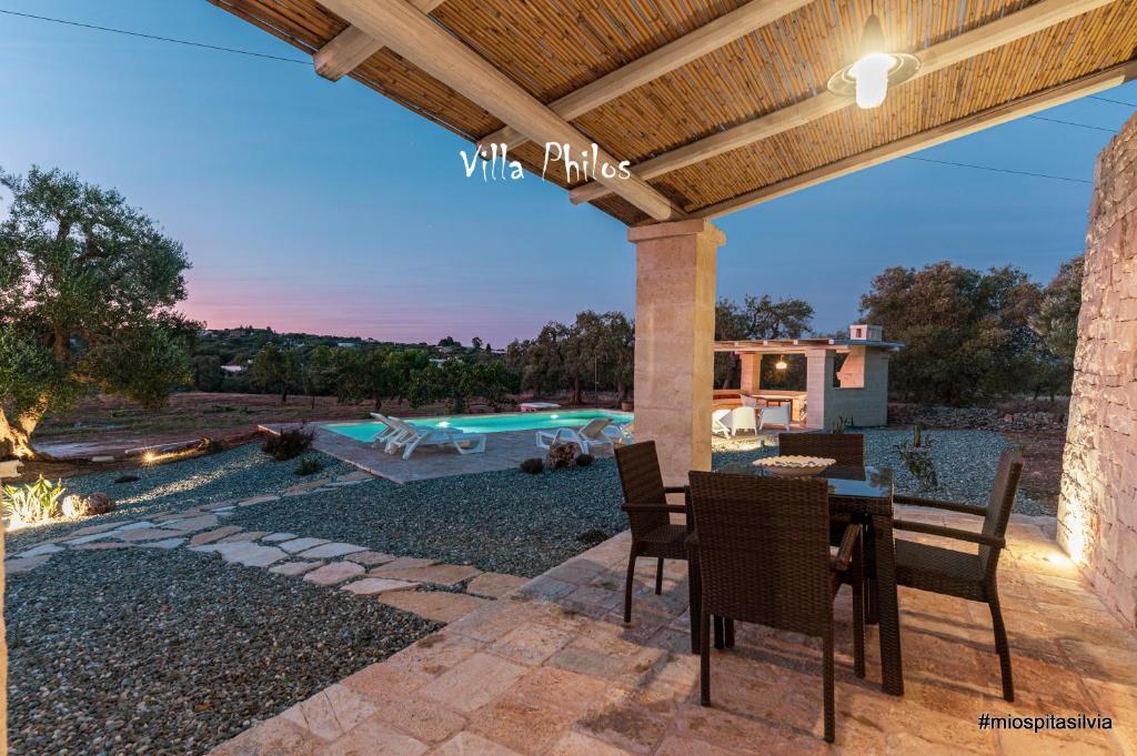Bazén v ubytování Villa Philos whit swimming pool nebo v jeho okolí