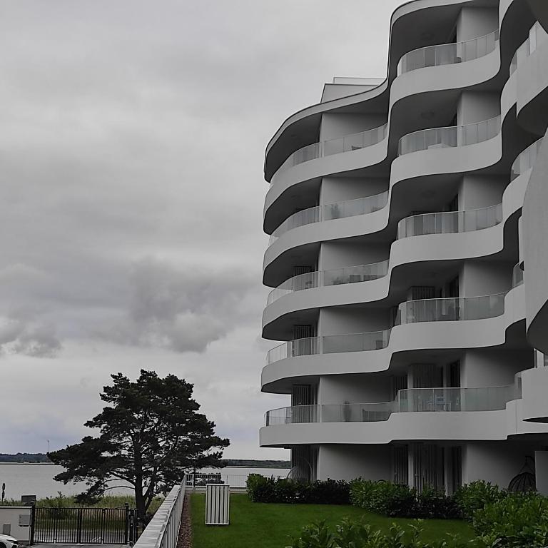 Budynek, w którym mieści się apartament