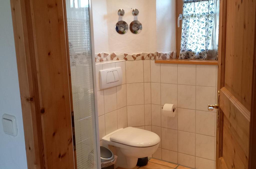 Koupelna v ubytování Ferienwohnung Schelzke