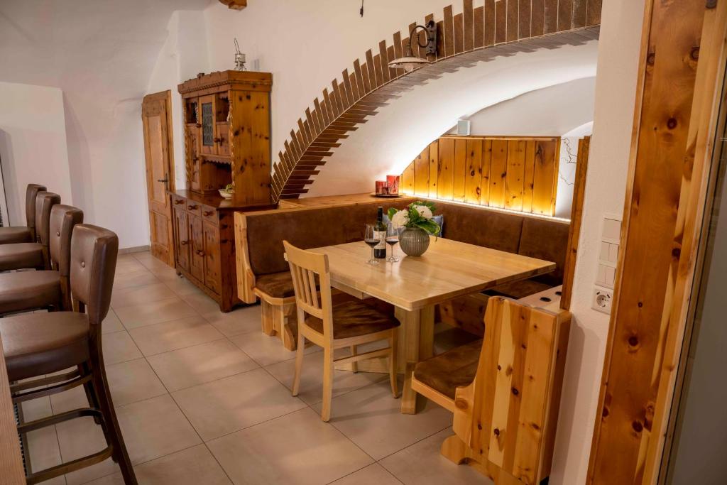 Posezení v ubytování Landhotel Pacher