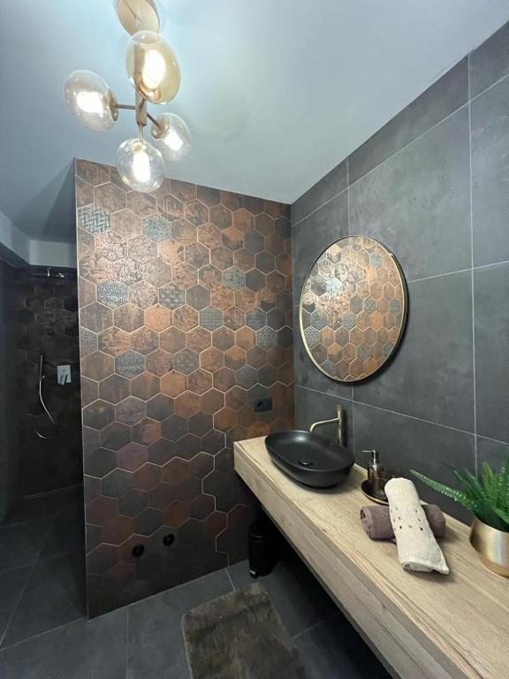 Kúpeľňa v ubytovaní CUBE Residence