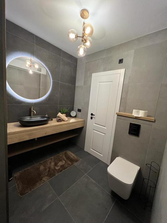 Kúpeľňa v ubytovaní CUBE Residence