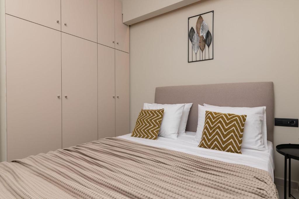 Postel nebo postele na pokoji v ubytování Selozia Apartments