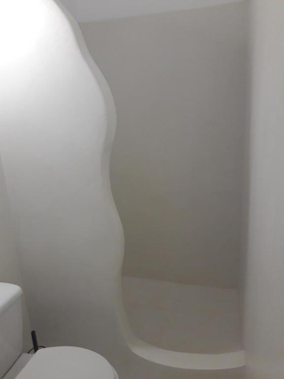 Koupelna v ubytování Naxos Hostel