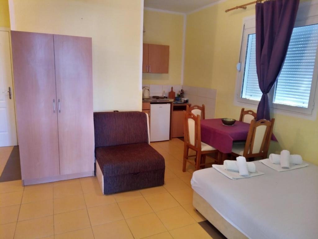 Postel nebo postele na pokoji v ubytování Vila Branka
