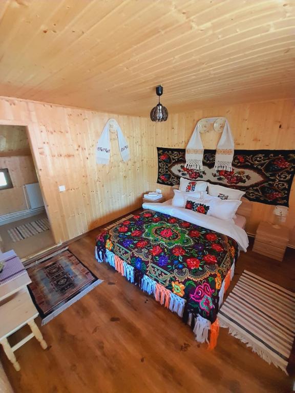Casa de la ferma Mariuca - Double Room With Mountain View