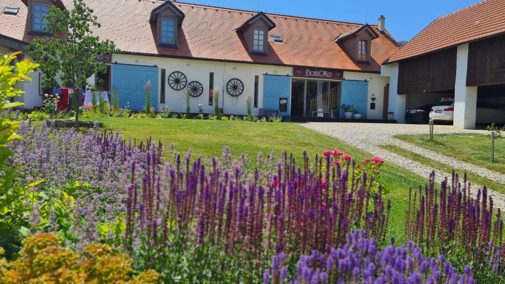 Zahrada ubytování Wellness Hotel Boží oko
