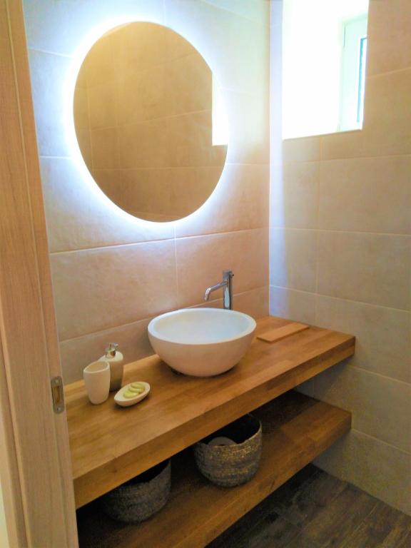 Koupelna v ubytování Mangata W suites homes private pools