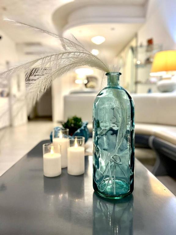 Postel nebo postele na pokoji v ubytování Hotel Cala Di Seta